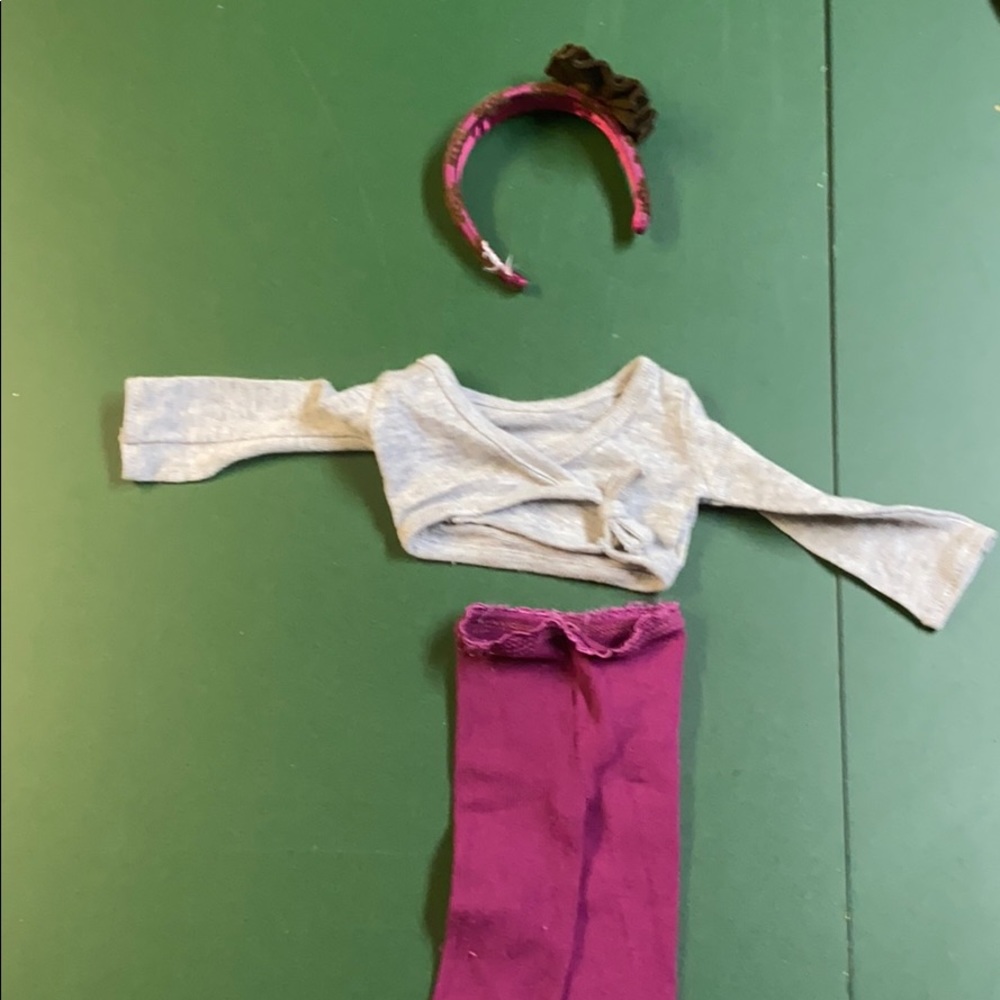 American girl doll Leggins and top +  headband